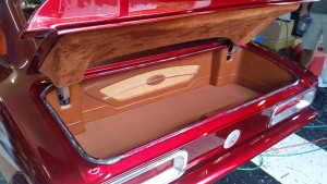 Chevy Camaro trunk detail